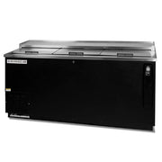 DW79-B-24 80" Remote Horizontal Bottle Cooler Deep Well in Black with 5 Solid Self-closing Doors by Beverage-Air – 80", 24.1 cubic_feet, stainless steel, Black, Model DW79HC-B