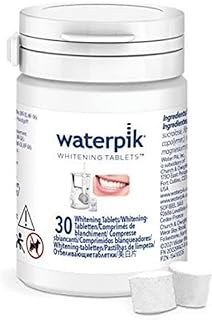 Waterpik Whitening Water Flosser Tablets - Fresh Mint Flavour - Compatible With WF-05 and WF-06 Models - Pack of 30