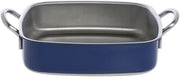 HUBERT Lasagna Casserole Pan, 3-Ply Stainless Steel Square Blue - 10 1/4" L x 10 1/4" W x 3" H