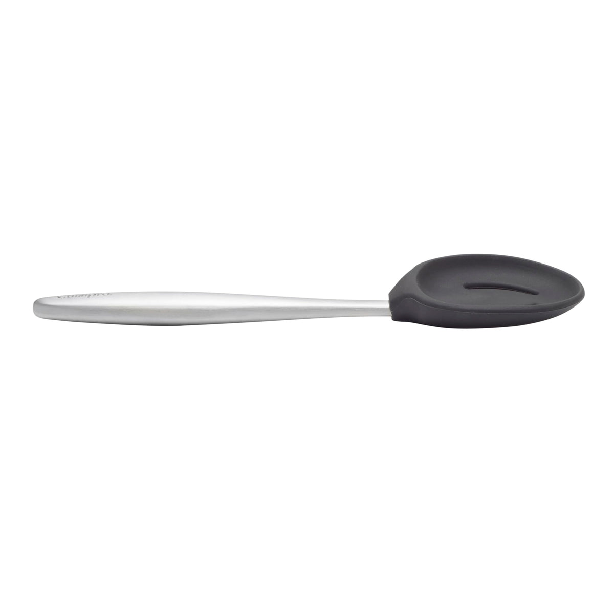 PICCOLO 8" Silicone Slotted Spoon by Cuisipro – 8", Silicone, Black, Model CSP-74737702