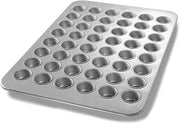 Chicago Metallic Mini Muffin Pan, 17-7/8" x 25-7/8" overall