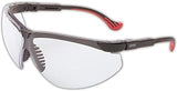 Honeywell Uvex by Genesis XC Safety Glasses, Black Frame with Clear Lens & Uvextreme Anti-Fog Coating (S3300X)