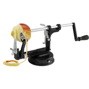 Apple Peeler by GEFU – One Size, Aluminum Stainless Steel, Black/Silver, Model GF13560