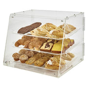 Winco 3 Tier / 21" x 18" x 16.5" / Clear Countertop Display Cases