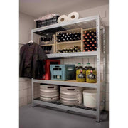 Wire Heavy Duty 71 in. H X 60 in. W X 20 in. D Metal Shelving Unit by AR Shelving – 71 In. H X 47.4 In. W X 24 In. D, Alloy Steel, Grey, Model 8586002702415