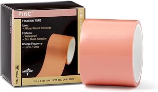 Medline Pinc Zinc Oxide Fixation Tape, 2" x 5 yd., Case of 36