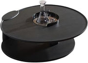 Coffee Table Simple Wooden Round Coffee Table Modern Living Room Side Table Corner Table Furniture Mesa para Centro De Sala(138.5cm)
