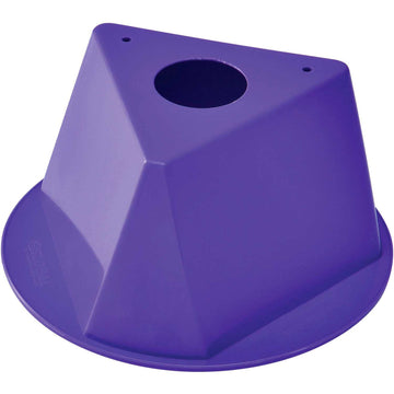 Plain Inventory Control Cone by Global Industrial – Polypropylene, Purple, Pack of 5, Model Purple