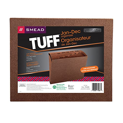 SMEAD Letter / Jan-Dec Index, Letter Size / Leather-like File Jackets & File Pockets