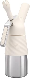 iSi Creative Whip Mini for Whipped Cream, Desserts and Toppings, 1/2 Pint, Ivory