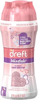 Dreft Blissfuls In-Wash Scent Booster - Original Baby Fresh Scent - 9.7 oz (Pack of 3)