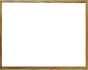 HUBERT Deli Tag Write on Style with Wood Look Border White Heat Resistant Merchandising Tag - 3 3/8 L x 2 5/8 H, 12/Bag