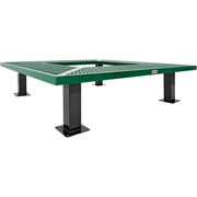 6' Square Outdoor Tree Bench by Global Industrial – 6 inches, Thermoplastic Coated Steel, Green, Model 277510GN
