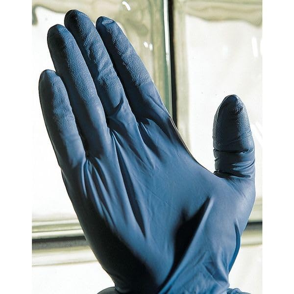Glove TOUCHNTUFF 92-675 Nitrile SZ M 100PK by Ansell – Medium, Nitrile, Blue, Model 565717