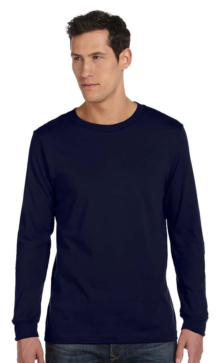 Bella + Canvas Small / Navy / Long Sleeve T-Shirts