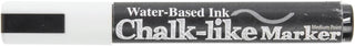 HUBERT White Medium Point Chalk-Like Marker