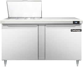 DL60-12M Designer Line Mighty Top Sandwich Unit, 60" W, With 12 Pan Top Openings