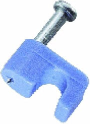 Gardner Bender PTP-25T CAT 5 Single Nail Cable Staple, Blue, 25-Pack