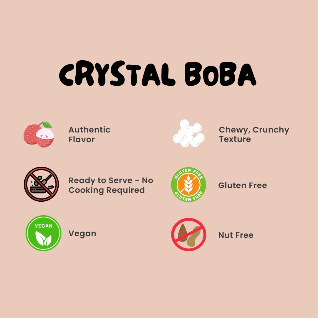 Crystal Boba (Lychee) by Bossen – 4.4 pounds, Model O7-06OA-2NYP