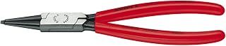 KNIPEX Tools - Circlip Pliers, Internal, Straight, 3/4"-2 23/64" Bore Dia. (4411J2), 7.25