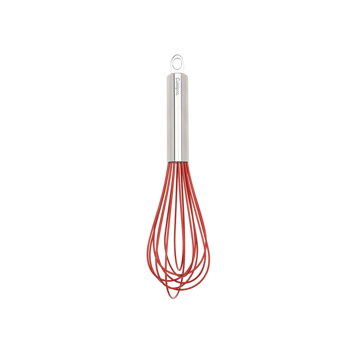 Silicone Piano Whisk 10" Red by Cuisipro – Medium, silicone, Red, Model CSP-74695005