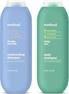 Method Shampoo Simply Nourish and Daily Zen, 14 Fl Oz Each, 1 CT…