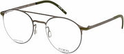 Flexon Men's Modern Round Sunglasses, 032 Light Gunmetal, 52