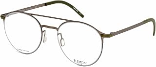 Flexon Men's Modern Round Sunglasses, 032 Light Gunmetal, 52
