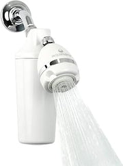 Aquasana Shower Filter | 3-Setting Head | WaterSense Certified | AQ-4100-E | Dermatologist-Recommended | Soften Skin & Hair | Coconut Shell Carbon | KDF Media | 3 Shower Head Settings | 10K Gal
