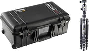 Pelican 1535TP Alr Wheeled Carry-On Case with TrekPak Divider System, Black
