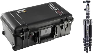 Pelican 1535TP Alr Wheeled Carry-On Case with TrekPak Divider System, Black
