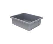 Ribbed Bottom Bussing Tubs Heavy Duty Part Organizer Gray Bins 22" L x 17" W x 7" H 100 Pack by QUANTUM STORAGE SYSTEMS – 22" L x 17" W x 7" H, 2558.5 cubic_inches, Plastic