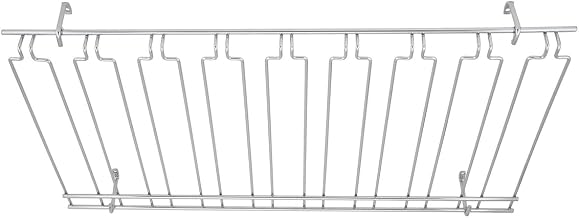 Winco Chrome Plated Overhead Glass Rack, 18-Inch by 36-Inch by 4-Inch | Restaurant service, Great for Entrees, Salads, Desserts and Appetizers