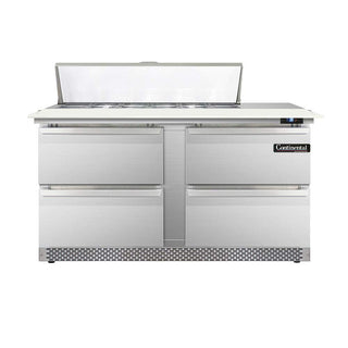 DL60-12C-FB-D Designer Line Sandwich Unit by Continental Refrigerator – Commercial Grade