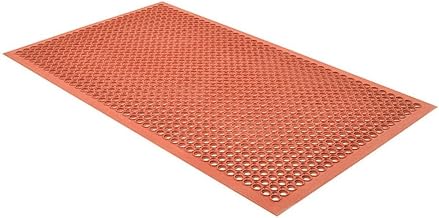 NoTrax Sanitop® 3'x 5' Lightweight Restaurant Rubber Floor Mat with