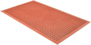 NoTrax Sanitop® 3'x 5' Lightweight Restaurant Rubber Floor Mat with