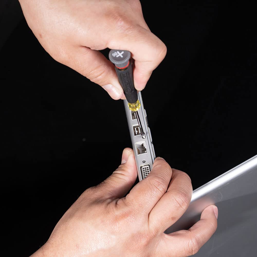 Mini Precision Screwdriver by KLEIN TOOLS – 2-Inch Shank, Tool Steel, Black, Model 6222