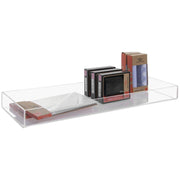 Countertop Retail Display Trays - 24 x by Retail Resource – Transparent, Pack of 24, Model 1223