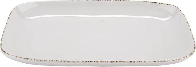 GET 12" x 7 1/2" Rectangular Urban Mill Melamine Platter (Set of 12)
