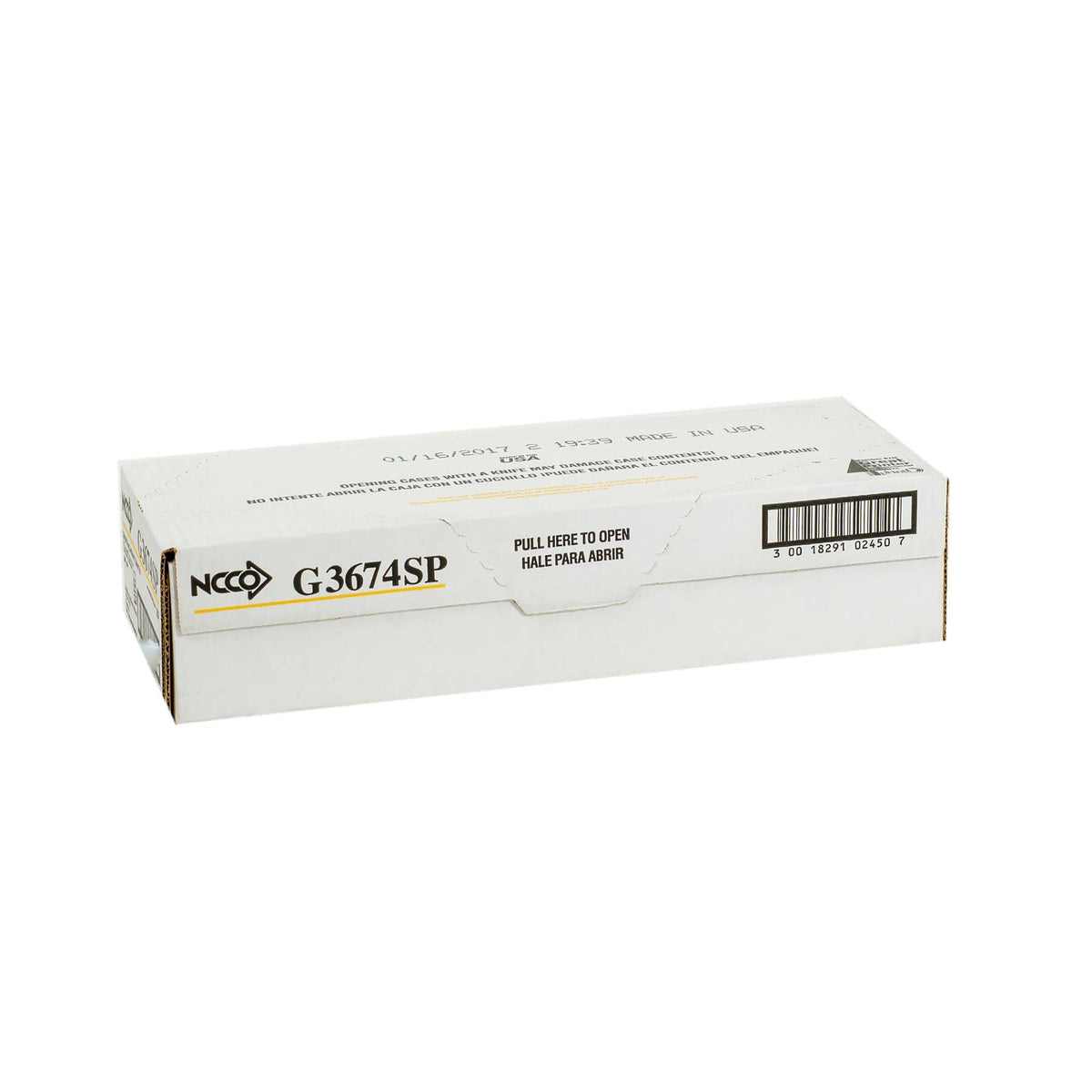 National Checking Company Guest Check Board - 1 Part Green by NCCO – Paper, Pack of 2500