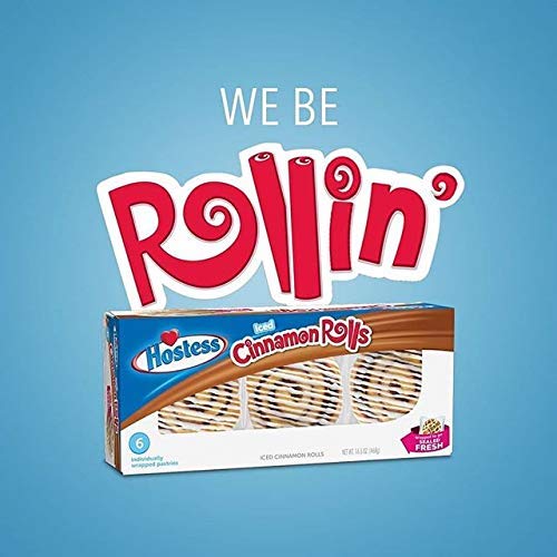 Danish Snack Cakes (Iced Cinnamon Rolls) by Hostess – 1 Count (Pack of 1)