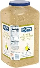 Hellmann's Greek Vinaigrette Salad Dressing Jug Gluten Free, No Artificial Flavors or added MSG, 1 gallon (Pack of 4)