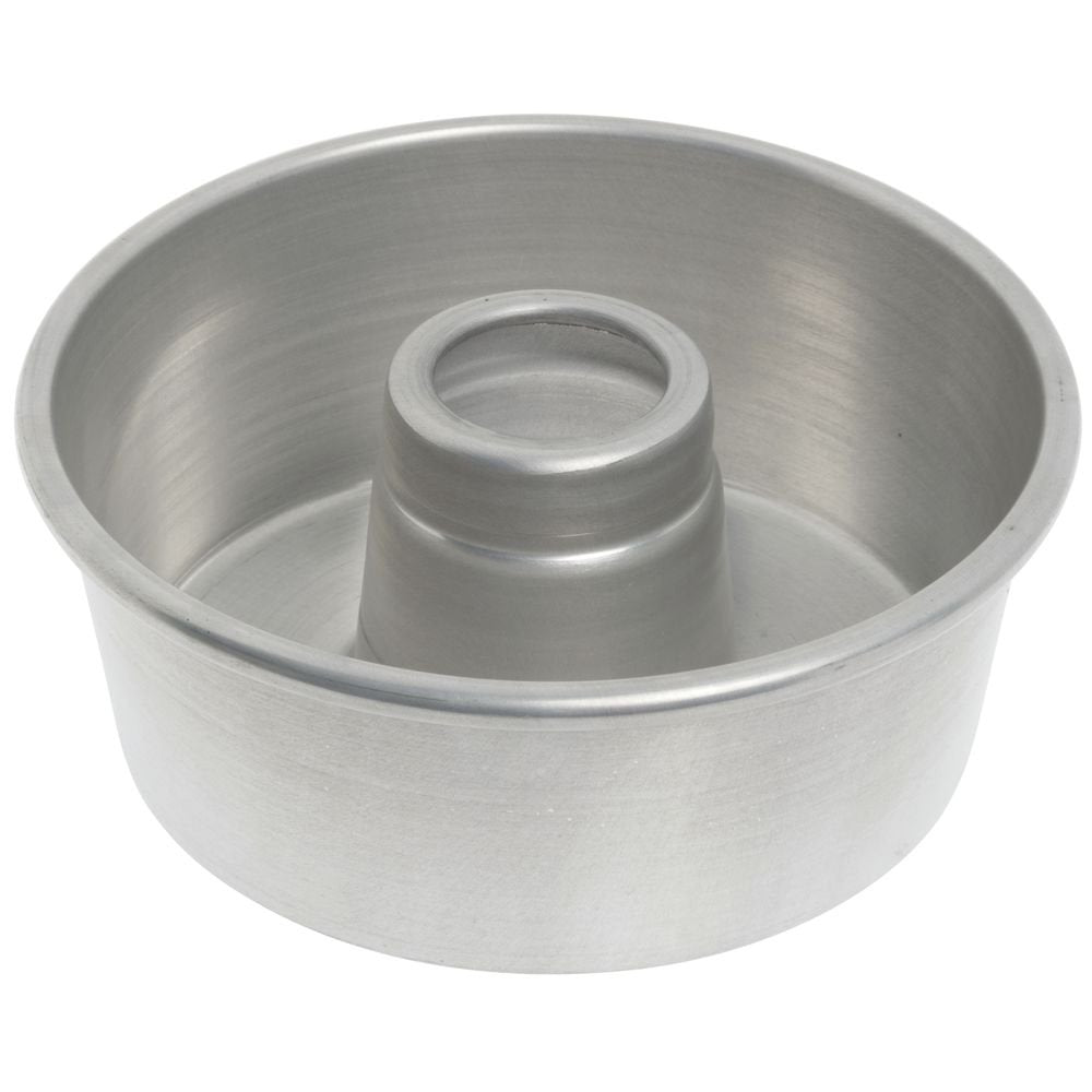 Aluminum #653 Angel Food Tube Cake Pan by Chicago Metallic Bakeware – 7.5 inches, Stainless Steel, Silver, Model 46530