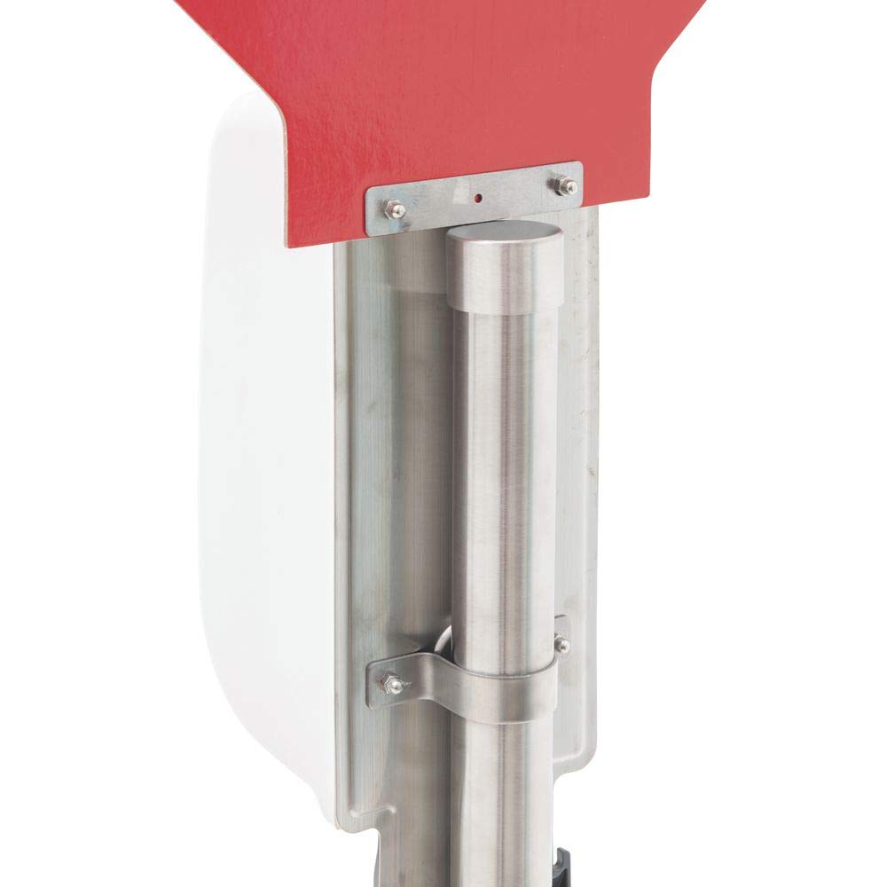 Floor Standing Hand Soap Dispenser by HUBERT – Plastic, White, Model 699whitestand