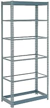 Global Industrial Heavy Duty Shelving 36"W x 12"D x 60"H With 6 Shelves, No Deck, Gray