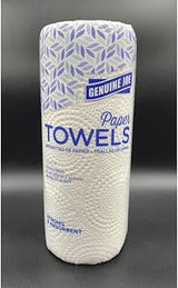 Genuine Joe Kitchen Paper Towels, 2-Ply, 9" x 11", 70 Count (Pack of 15)