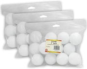 Hygloss HYG51102-3 Styrofoam Balls, 2-Inch, White, Grade PK-12, 12/Pack, 3 Packs/Bundle