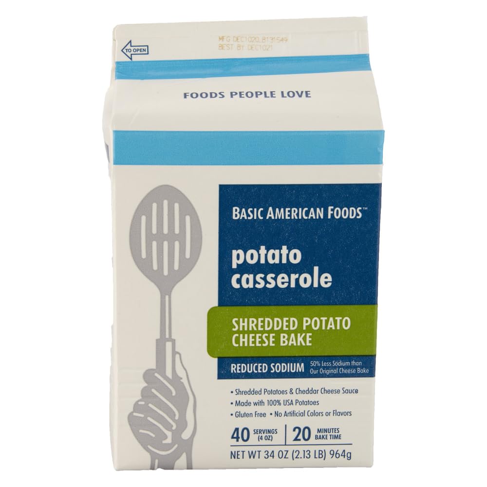Potato Redishred Cheese Bake by Basic American Foods – Pack of 6