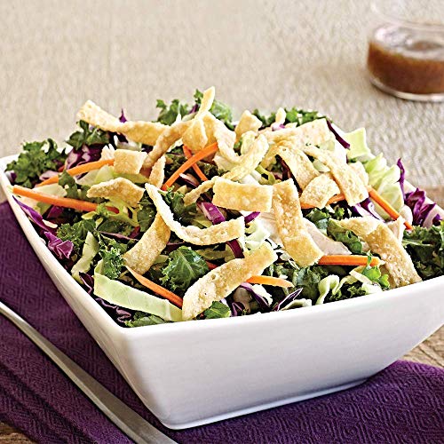 Fresh Gourmet Wonton Strips / Authentic / 16 Ounce (Pack of 1) Salad Toppings