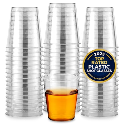 Stock Your Home 250 Pack / 1.0 ounces / Clear Shot Glasses